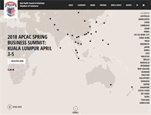 Tablet Screenshot of apcac.org